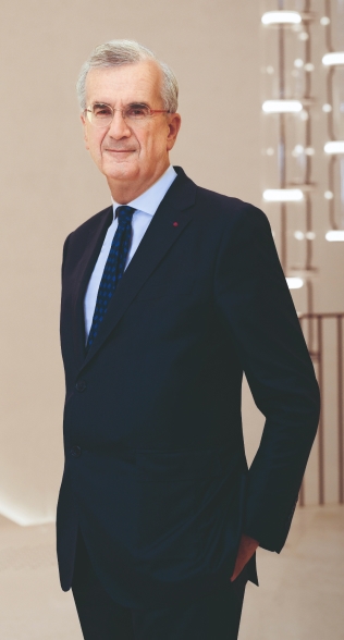 Portrait du gouverneur de la Banque de France, François Villeroy de Galhau