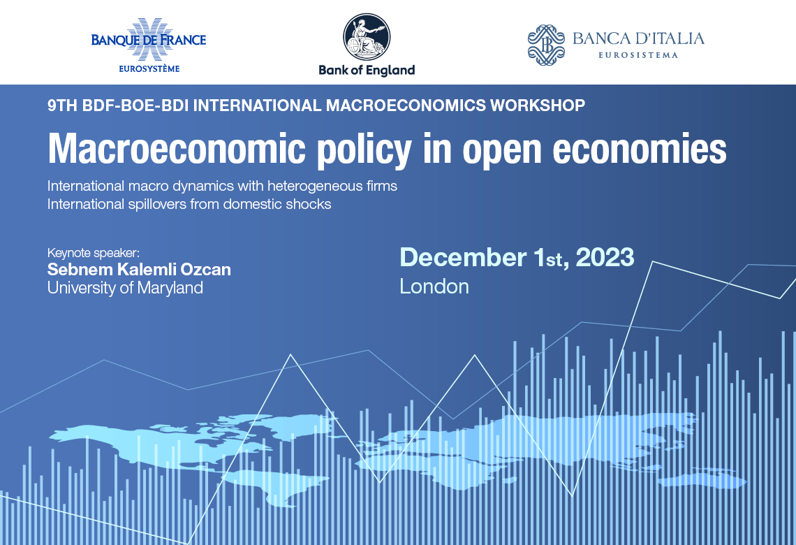Macroeconomic policy in open economies : 9th BdF-BoE-BdI International Macroeconomics Workshop