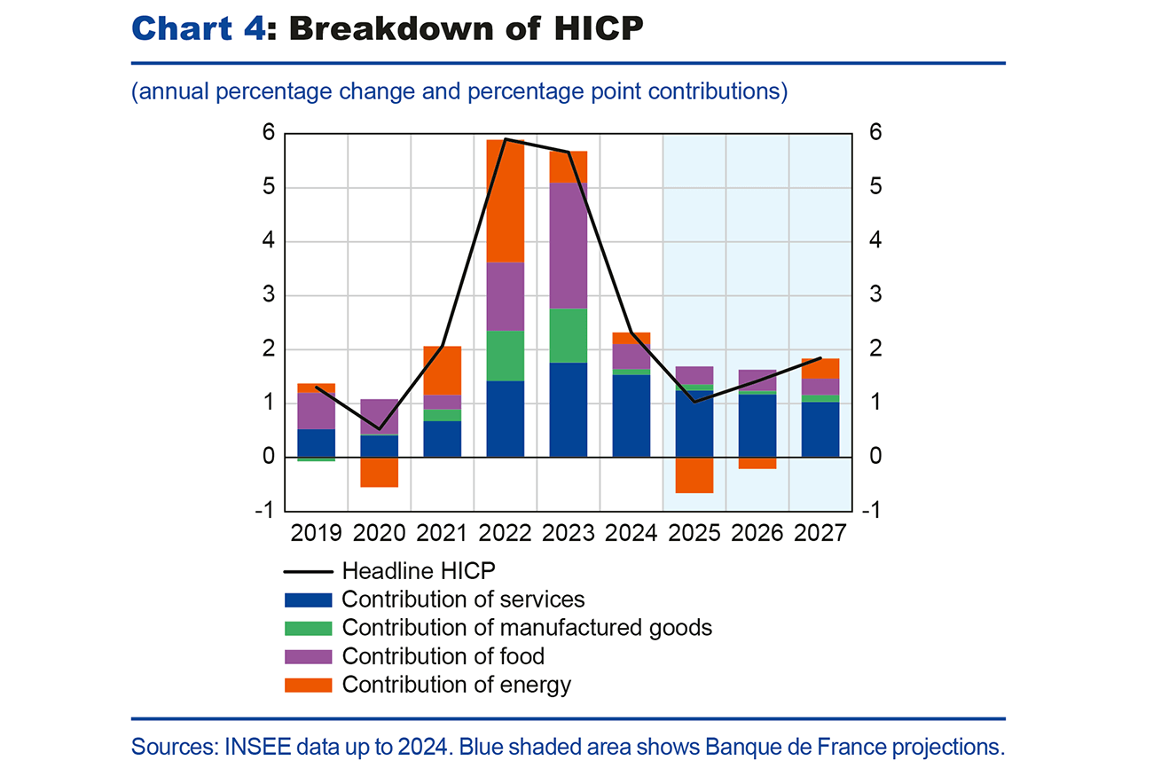 Chart 4: Breakdown of HICP