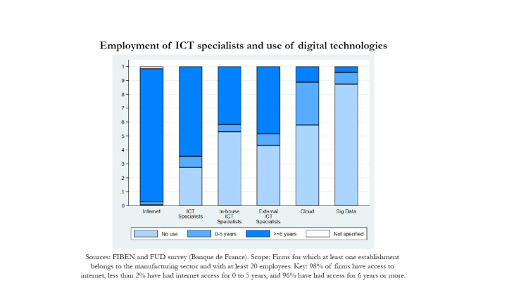 Employment of ICT specialists and use of digital technologies