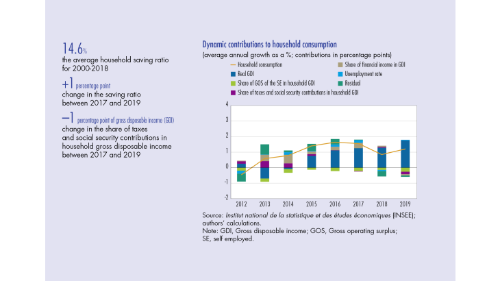 Dynamic contributions to household consumption