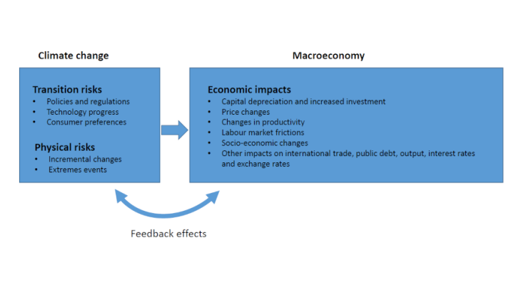 Chart 1: Economic impacts of climate change Source : Authors’ analysis