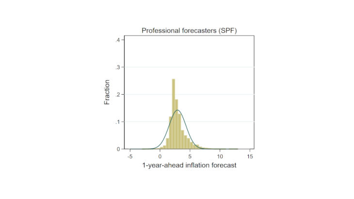 Figure 1 – Distribution of inflation expectations in the US Source: authors’ computations.