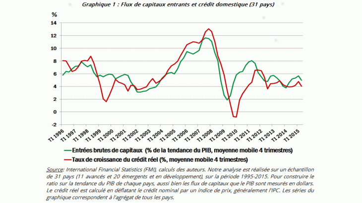 Flux de capitaux entrants et crédit domestique