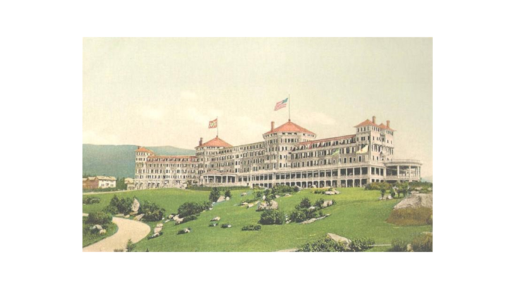 Graphique 1 : l’hôtel de la conférence de Bretton Woods (New Hampshire, USA) Source : https://commons.wikimedia.org/wiki/File:The_Mount_Washington_Hotel,_Bretton_Woods,_NH.jpg