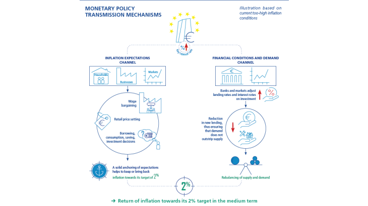 Monetary policy transmission machanisms