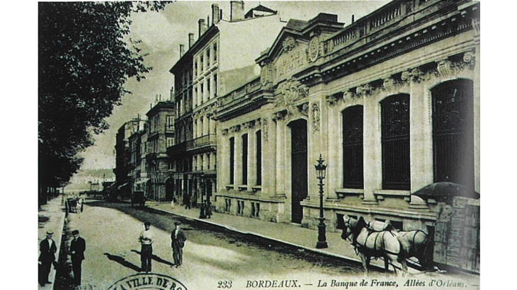Banque de Bordeaux, devenue succursale de la Banque de France en 1848
