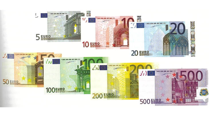 Billets en euros