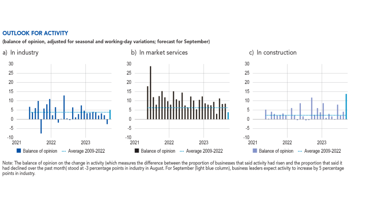 Monthly business survey - Outlook for activity