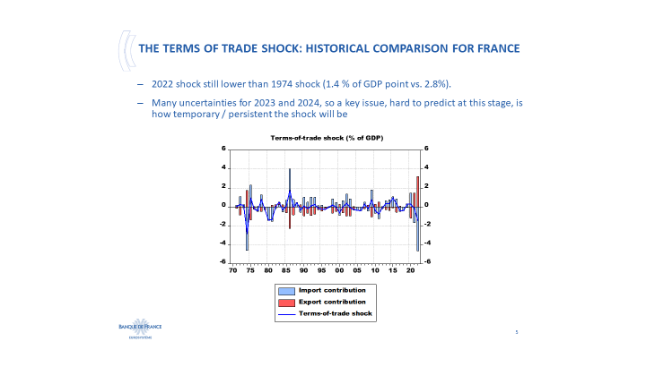 The terms of strade shock: historical comparison for France