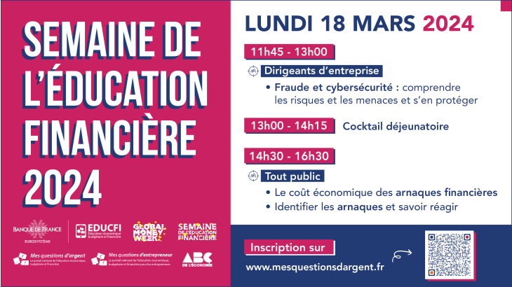 Ouverture de la semaine de l’éducation financière