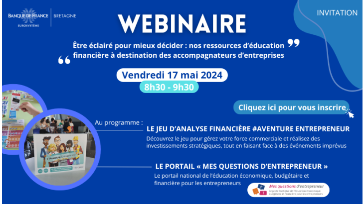 Visuel - Être éclairé pour mieux décider : nos ressources d’éducation financière à destination des accompagnateurs d’entreprises