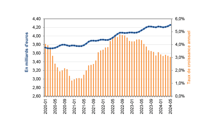 Émissions nettes des pièces en valeur en France