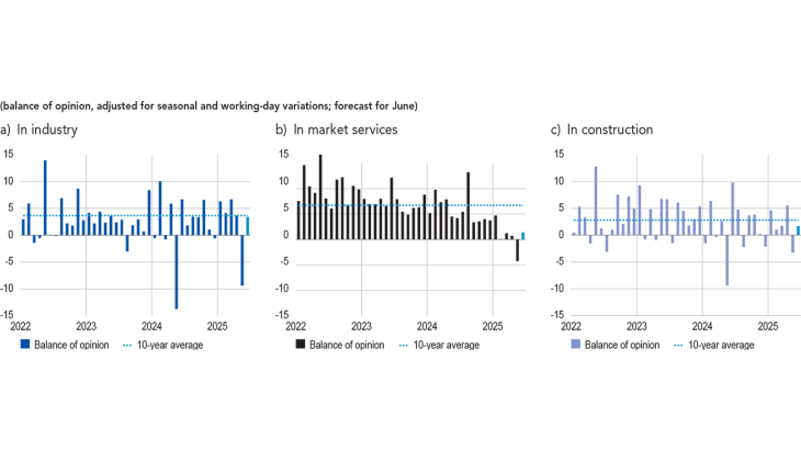 BALANCE OF OPINION ON THE OUTLOOK FOR ACTIVITY