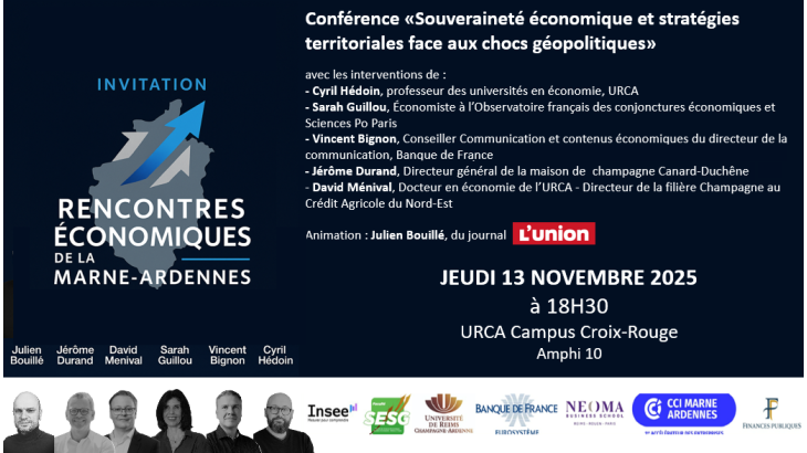 Conférence Souveraineté économique et stratégie territoriales face aux chocs géopolitiques
