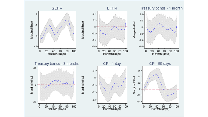 Chart 2: Differentiated effect of monetary policy depending on USDT issuance