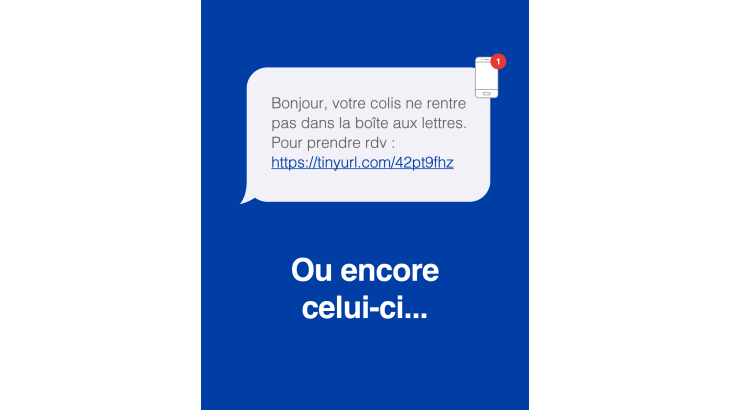 sms de fraude au colis reçu