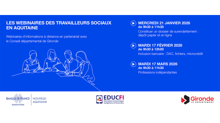 Les webinaires des travailleurs sociaux en Aquitaine