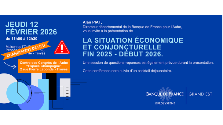 Visuel - Les rendez-vous de la conjoncture économique (Troyes)