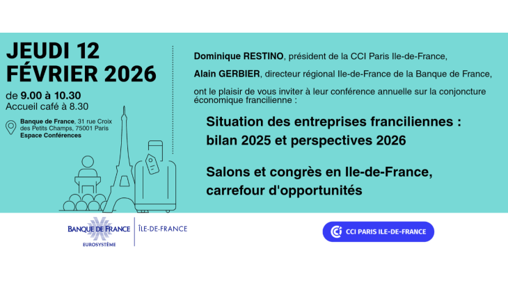Conférence sur l’économie francilienne : Salons et congrès en Ile-de-France, carrefour d’opportunités