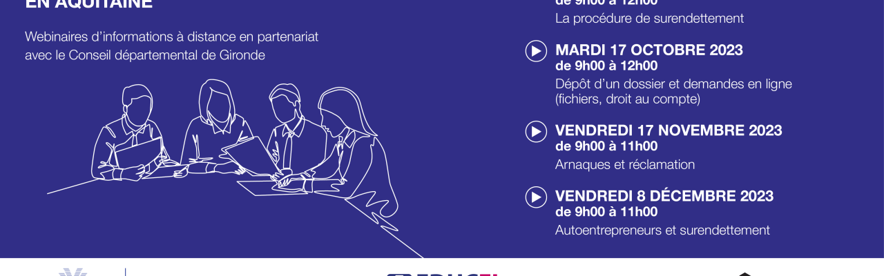 Les webinaires des travailleurs sociaux en Aquitaine
