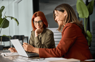 deux dirigeantes d'entreprise