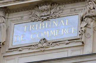 fronton du tribunal de commerce