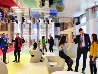 Hall de la Banque de France Illustration accueil