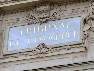 fronton du tribunal de commerce