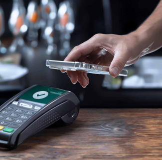 téléphone sur un tpe