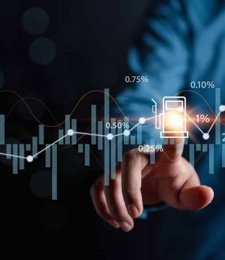 histogramme courbe du cours de l'essence