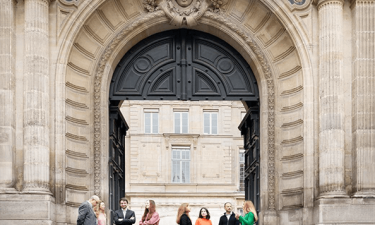 façade avec portail ouvert de la Banque de France